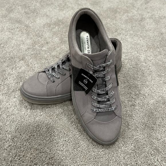 NWT Kenneth Cole Colvin Techni-Cole 37.5 Sneaker in Grey‎ Size 10.5 M - Picture 1 of 7